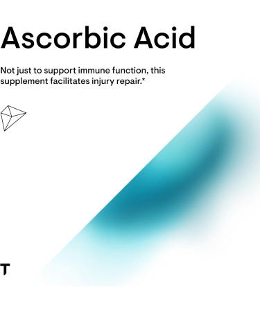 Thorne Ascorbic Acid (One Gram) - Vitamin C Supplement for Antioxidant Support and Healthy Immune Function - 60 Capsules - Buy Online on GoSupps.com