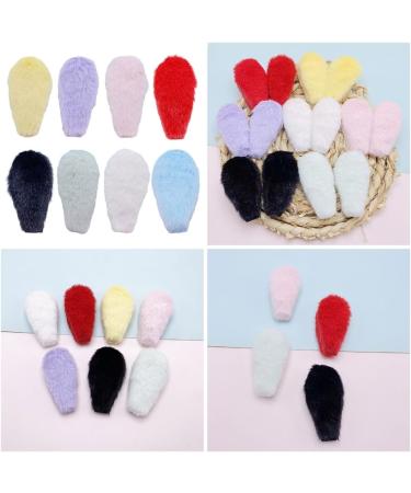 hgnxa Bangs Hair Clip Plush Ears Hair Barrettes Lovely Handmade Furry Hair Barrettes Hairstyle Accessories Purple - Buy Online on GoSupps.com