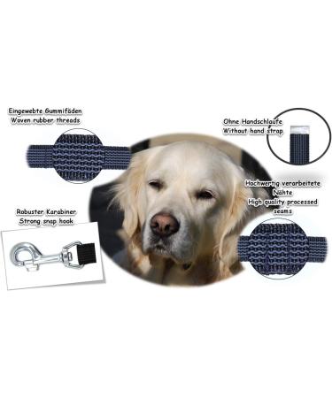 Twinkys Dog Style Leash - 20mm Wide 1m Black For Dogs Up to 50kg - No Hand Loop Made in Germany - Buy Online on GoSupps.com