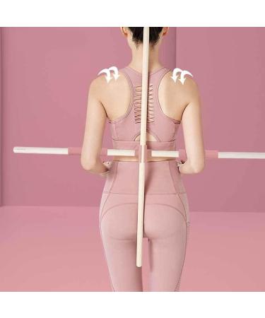 Yinhing 50cm Wooden Yoga Stick for Hunchback Correction & Shoulder Opening - Buy Online on GoSupps.com