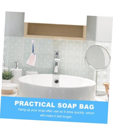 FRCOLOR 40 Pcs Foaming Net Soap Saver Bags - Exfoliating Pouch for Clean Face & Soap Cleaning | Travel-Friendly Nylon Scrubber - Buy Online on GoSupps.com