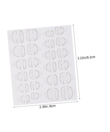 Healeved 20 Sheets Double Sided Adhesive Nail Stickers Nail Art Stickers Clear Nail Gel Labels Press on Nail Sticky Tabs Press on Nails Sticky Tabs Manicure Plastic Double Sided Sticker - Buy Online on GoSupps.com