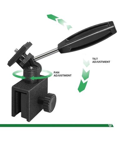 Adjustable Car Window Mount for Spotting Scope Binocular Monocular | Panhead Clamp with 1/4-20 Thread - Buy Online on GoSupps.com