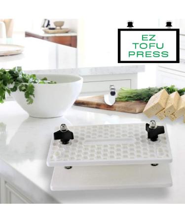 EZ Tofu Press Removes Water From Tofu in 15 minutes Provides Better Flavor Absorbtion Original version - Buy Online on GoSupps.com