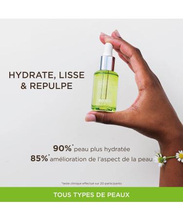 Hyaluronic Acid Serum - +49% Hydration after 1h - Clinically proven - HUYGENS Organic Hyaluronic Concentrate - 30mL - 99% Natural - Made In France - Buy Online on GoSupps.com