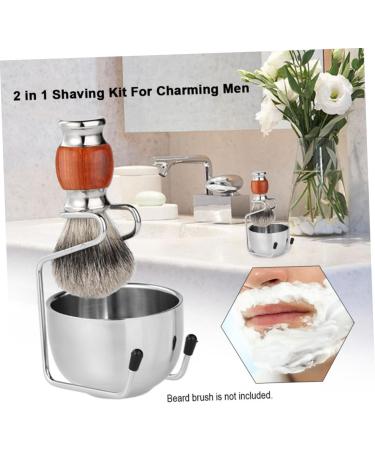 PopetPop Stainless Steel Brush Stand Holder | Perfect Gifts for Friends & Dads | Vertical Mounted Design - Buy Online on GoSupps.com