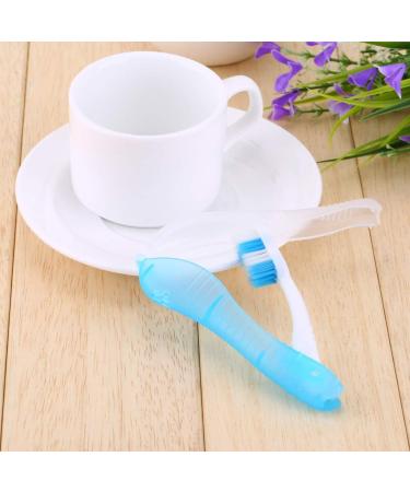 Travel Folding Toothbrush | Collapsible Medium Bristle Brush for Camping & Hiking - Buy Online on GoSupps.com