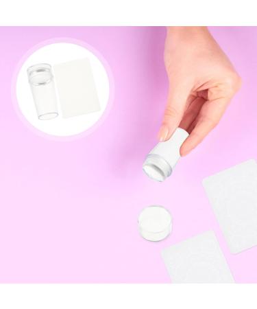 Beaupretty Clear Nail Stamp Kit - French Nail Stamper & Silicone Jelly Nail Art for DIY Manicure (Transparent) - International Shipping - Buy Online on GoSupps.com