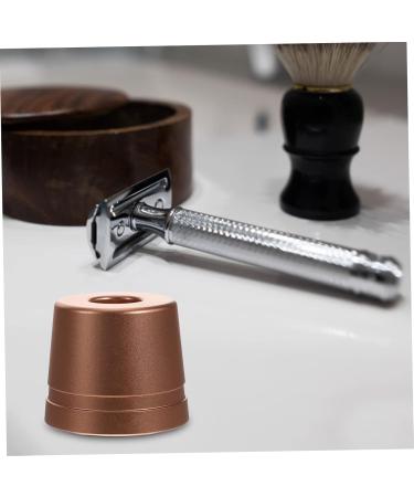 Buy Minkissy 2-Pack Razor Holder & Shaving Brush Stand - Aluminum Portable Men s Shaver Holder in Ros Gold - Buy Online on GoSupps.com