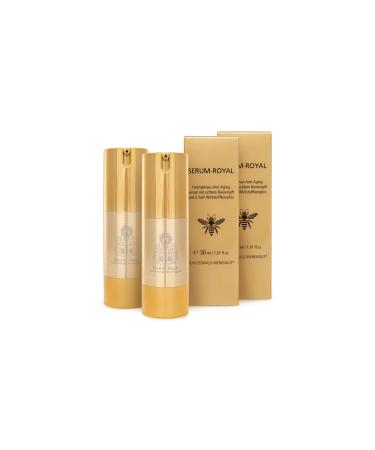 Anti-aging serum with beeergift 2x 30 ml-tightening facial care for wrinkles-Face serum 24h care Schloßwald-Bienengut