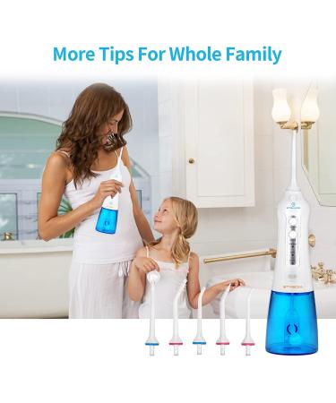 GT MEDIA Cordless Water Flosser Oral Irrigator - Professional Dental Teeth Cleaner(IPX7 Waterproof, 3 Modes, 5 Jet Tips) - Buy Online on GoSupps.com