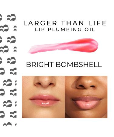 Rinna Beauty Lip Plumping Oil - Bright Bombshell | Vegan Cruelty-Free Hydrating Lip Moisturizer - 0.3 Fl Oz - Buy Online on GoSupps.com