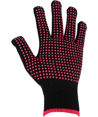 Dewedrt Double-Sided Hair Straightener Curling Tong Hairdressing Heat Finger Gloves Hair Salon Tools Outdoor Barbecue Gloves - Buy Online on GoSupps.com