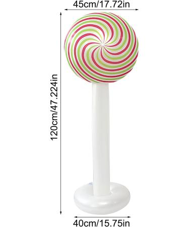 Generisch Inflatable Lollipops Large Inflatable Candy | Holiday New Year Indoor Outdoor Yard Patio Garden Lawn Home - Buy Online on GoSupps.com