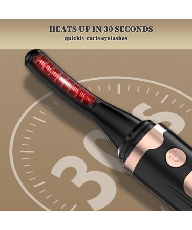 Heated Eyelash Curler 4 Heating Levels Electric Eyelash Curler Eyelash Curlers With Comb and LED Display USB Rechargeable 5 Min Auto Off Lash Curler Gifts for Her Eyelash Curlers - Buy Online on GoSupps.com
