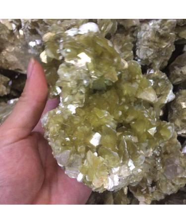 Crystal Natural Rough Golden Mica Crystal Cluster Yellow Mica Ore Specimen Raw Rock Stone JZIGTDEM - Buy Online on GoSupps.com