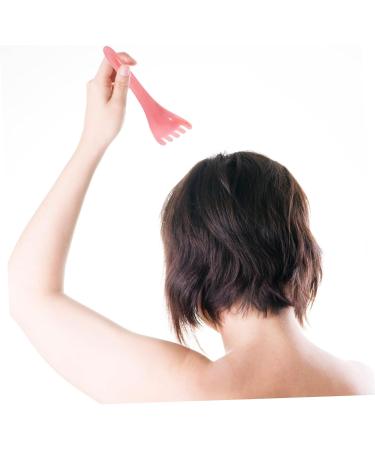Hapinary Scalp Massage Comb - Hard Camp Card Pink 16.5x3.0cm | Best Scalp Scraper for Relaxation & Relief - International Shipping Available - Buy Online on GoSupps.com