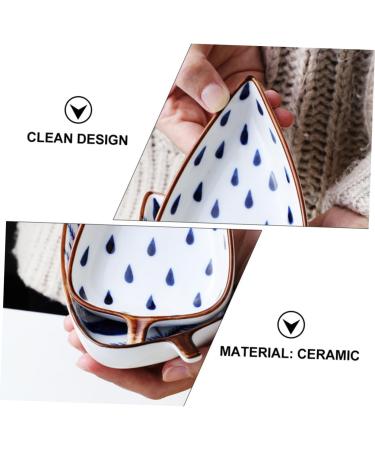 MAGICLULU 3pcs Sauce Dish Food Sauce Cups Kitchen Appetizer Plate Milk Heating Pot Condiment Dish Sauce Dipping Bowls Dip Bowls Platter Trays Hide a Key Rock Snack Ceramics Ceramic Plate 14.8X8.4X2.5CM Assorted Color - Buy Online on GoSupps.com