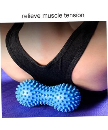 Peanut Ball Spiky Massage Ball Set - Hand & Foot Massager for Plantar Fasciitis Relief & Muscle Relaxation - 2-Piece Roller Massage Balls - Buy Online on GoSupps.com