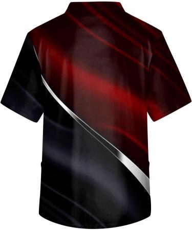 Shop Stylish Kasacks Men Care V-Neck Short Sleeve Oversized T-Shirt with Pockets - Perfect for Summer - Available in XXL Wine - Buy Online on GoSupps.com