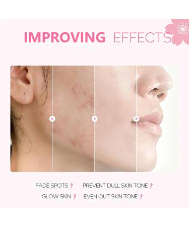 Sakura Face Serum for Women - Cherry Blossoms Face Essence for Teenage Girl - Sakura Hydrating Face Mist - Moisture Face Spray Plump Firm Lift - Exfoliation Anti Oxidation Fade Wrinkle Smooth Tender - Buy Online on GoSupps.com