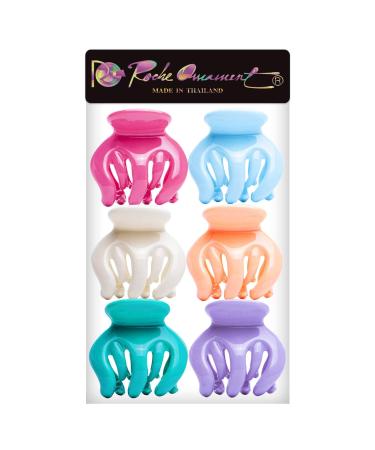 RC ROCH 6 Pumpkin Cauma Oktopus Spider Hair Clip for Women | High-Quality Claw Clamp with Interlocking Teeth | Large Pastel Multifolito - Buy Online on GoSupps.com