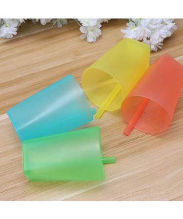 Healifty 4pcs Toddler Sippy Cups with Straws - BPA-Free Plastic Tumblers for Kids - Random Color - Buy Online on GoSupps.com