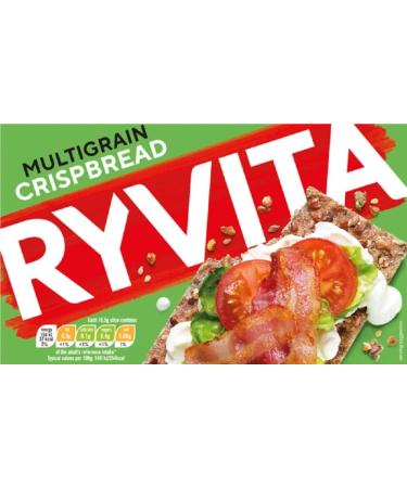 Ryvita Fruit Crunch - Currants Seeds and Oats Crispbread | Healthy Snack | High in Fibre | 8 PACKS of 200 g & Multigrain Crispbread | Healthy Snack | High in Fibre | 16 PACKS of 250g Fruit Crunch + Multigrain Crispbread - Buy Online on GoSupps.com