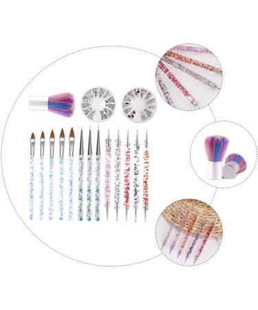 Ipetboom 1 Set Nail Pen Set Nail Dotting Pen Nail Art Tips Builder Brush Practical Nail Art Pen Professional Nail Polish 3d Nail Diamonds Pen Nail Display Stand 6 Piece Set Painted Acrylic - Buy Online on GoSupps.com