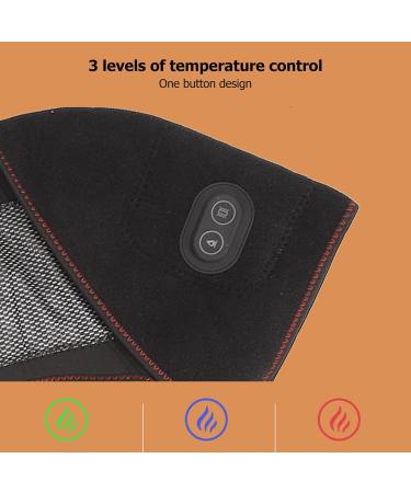 Electrically Heated Shoulder Wrap with Massage Function - USB Charging Portable & Temperature Control for Muscle Relaxation & Stiffness Relief | International Shipping - Buy Online on GoSupps.com
