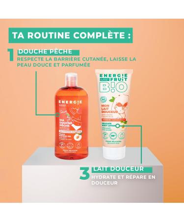 ENERGIE FRUIT | Soft Body Lotion | Certified Organic by Ecocert | White Peach and Rice Water - Buy Online on GoSupps.com
