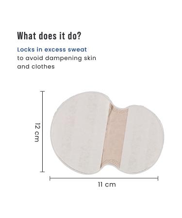 Sirona Disposable Underarm Sweat Pads - 24 Pads | Antiperspirant Absorbent Odour Blocker | Fights Hyperhidrosis | Armpit Dress Shields | 24 Count - Buy Online on GoSupps.com