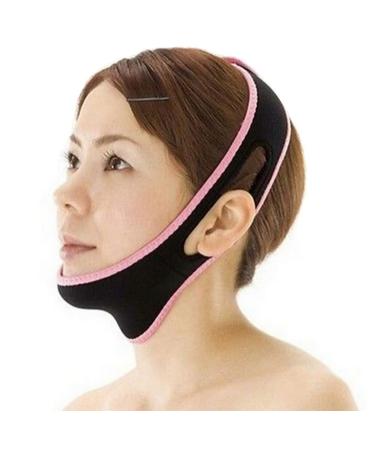 HENG SONG V Line Facial Mask Chin Neck Belt Sheet Anti Aging Face Lift Up