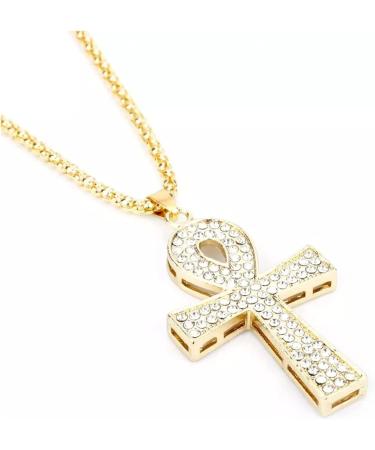 Crystal Jade Pendant Necklace Amulet Jewelry Personalised Steampunk Necklaces Pendant Chain Choker Necklace Pendant Jewelry Bling Crystal Men's Hip hop Pendant Necklace - Buy Online on GoSupps.com