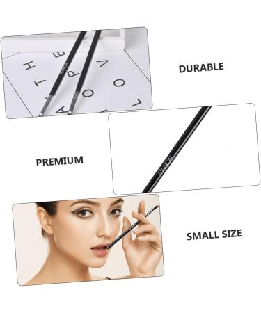 FOMIYES 10 Pcs Makeup Brush Eyebrow Brush Eye Brush Eyeliner Brush Makeup Eyeliner Wand Girl Oblique Head 16x0.7cmx2pcs Blackx2pcs - Buy Online on GoSupps.com