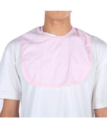 Adult Bib Skin-friendly Soft Waterproof Waterproof Bib Eating for(Light pink 31 * 42) - Buy Online on GoSupps.com