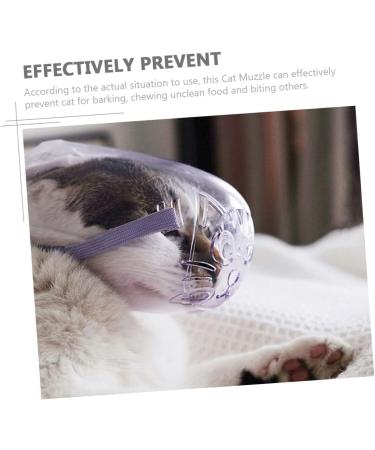 BESPORTBLE 4pcs Cat Muzzle Dog Mouth Mask Hood Bubble Muzzle Cat Grooming Mask Dog Muzzles Pet Mask Pp - Buy Online on GoSupps.com