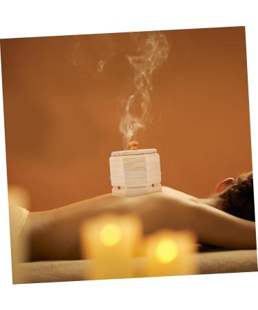 Lurrose 3-Piece Stripes Umbilical Belt & Wooden Tool for Moxibustion - Heat Therapy for Legs & Joints - International Shipping Available - Buy Online on GoSupps.com