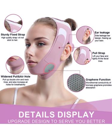 Shop Graphene V-Line Chin Up Mask - V-Shaped Face Mask & Jaw Exerciser for a Youthful Look | Lilac Color International Shipping Available - Buy Online on GoSupps.com