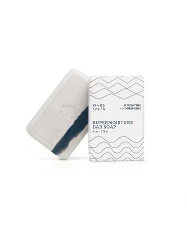 Oars + Alps Supermoisture Bar Soap  Hydrates Skin with Shea Butter  Coconut Oil  and Jojoba Oil  Vegan and Gluten Free