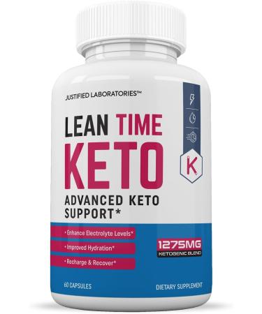 (2 Pack) Lean Time Keto Pills 1275MG New & Improved Formula Contains Apple Cider Vinegar Extra Virgin Olive Oil Powder Green Tea Leaf 120 Capsules - Buy Online on GoSupps.com