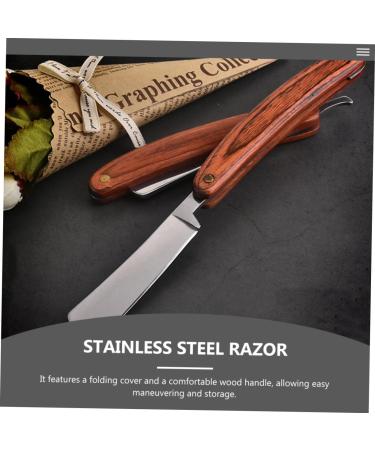 SESESFOUFU 1 STK Retro Manual Razor for Men | Professional Shave & Grooming - Ideal Electric Shear & Elegance in Hair Cutting - Buy Online on GoSupps.com