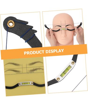 PLAFOPE Measuring Ruler 1 Set Arch Embroidery Eyebrow Ruler Eyebrow Stencils Eyebrow Shaper Pull Wire Draw a Line - Buy Online on GoSupps.com
