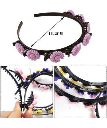 Guanyj Girls Hair Accessories Set - 5 Stylish Hair Ties with Clips for Parties Weddings & Festivals - Perfect for Every Young Princess - Buy Online on GoSupps.com