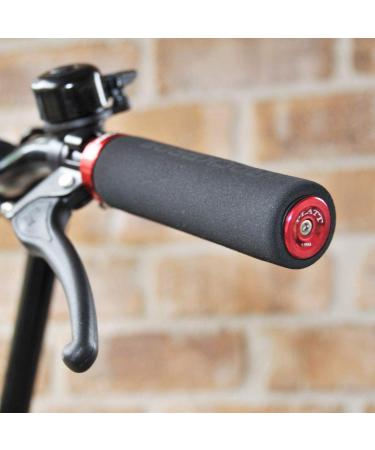 Platt Aluminum Bicycle Bar End Plugs - Red (One Pair) | Handlebar Cap for Road, Mountain, BMX Bikes - Buy Online on GoSupps.com
