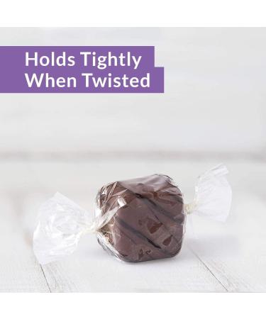 Oasis Supply Twistable Clear Cellophane Wrappers for Carmel Candy  Holds Tight  for All Soft or Hard Candies  1000 Square Sheets  (5x5 Inches) - Buy Online on GoSupps.com