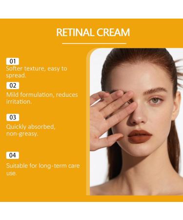  PGUTYUFCH Firming eye contour cream with retinol anti-aging eye contour serum with retinol for dark circles and puffiness improves skin firmness and elasticity (1 pc) - Buy Online on GoSupps.com