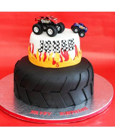 3D Round Tire Chocolate Candy Molds - Set of 4 | Silicone Truck Wheels & Car Tyre Fondant Molds for Cake Decorating & Soap Making - Buy Online on GoSupps.com