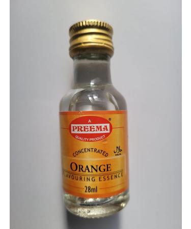 Preema Halal 2x28ml Food Essence Orange Flavour - 28ml Bottle (Pack of 1) | Free P&P - Buy Online on GoSupps.com
