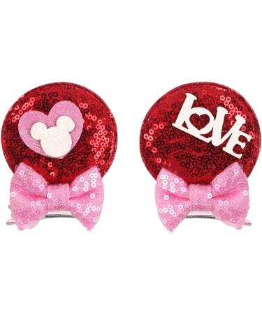 New 2025 Cute Glitter Mouse Ears Bow Hair Clips Festival Hairpins Party Gift Barrettes New For Fashion Hair Accessories Jewelry Fashion Accessories Creative Gift - Buy Online on GoSupps.com